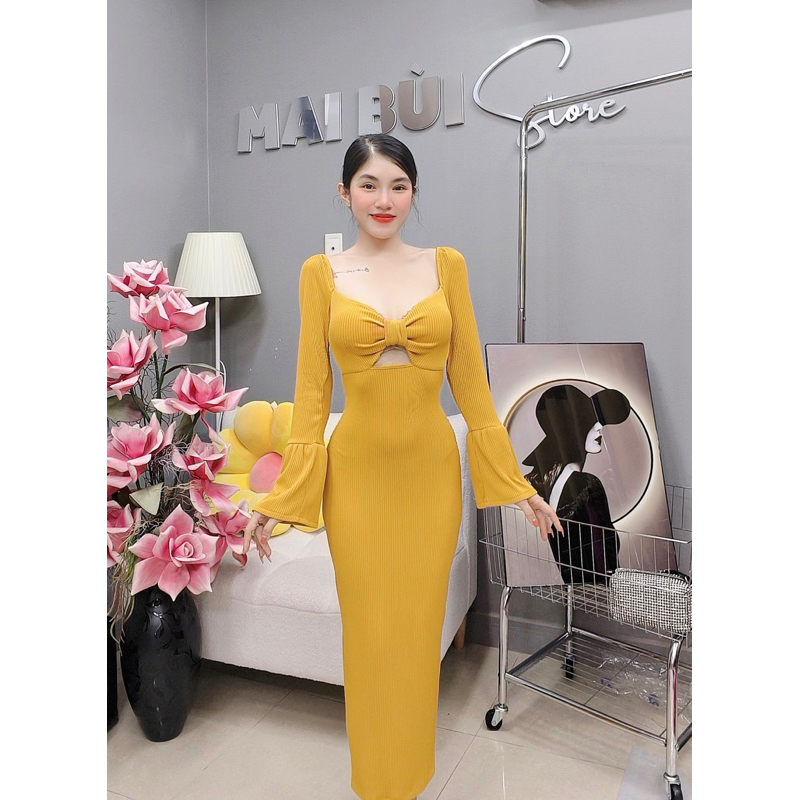 ĐẦM NƠ TAY LOE THIẾT KẾ