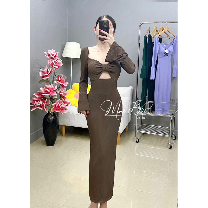 ĐẦM NƠ TAY LOE THIẾT KẾ