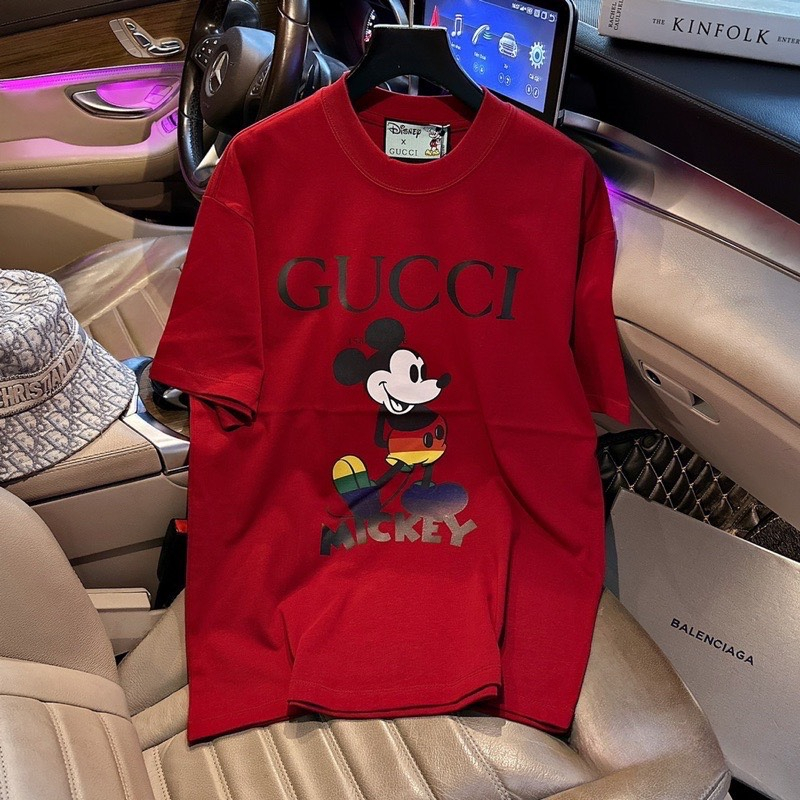 Áo Thun Gucci Mickey Form Rộng Tay Lỡ Vải Cotton 100% , Áo Phông Local Brand Unisex Nam Nữ AA2 | BigBuy360 - bigbuy360.vn