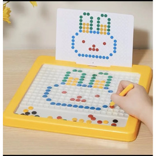 Bảng vẽ xếp hình nam châm từ tính kèm bút giúp bé phát triển tư duy