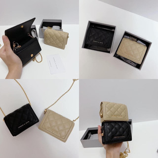 [Fullbox+Sẵn] Ví mini trám da hạy C siêu cấp