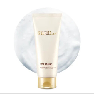 1 tuýp 100ml sữa rửa mặt Sum vàng 100ml time energy fresh cleansing foam dịu nhẹ sạch sâu không khô căng da