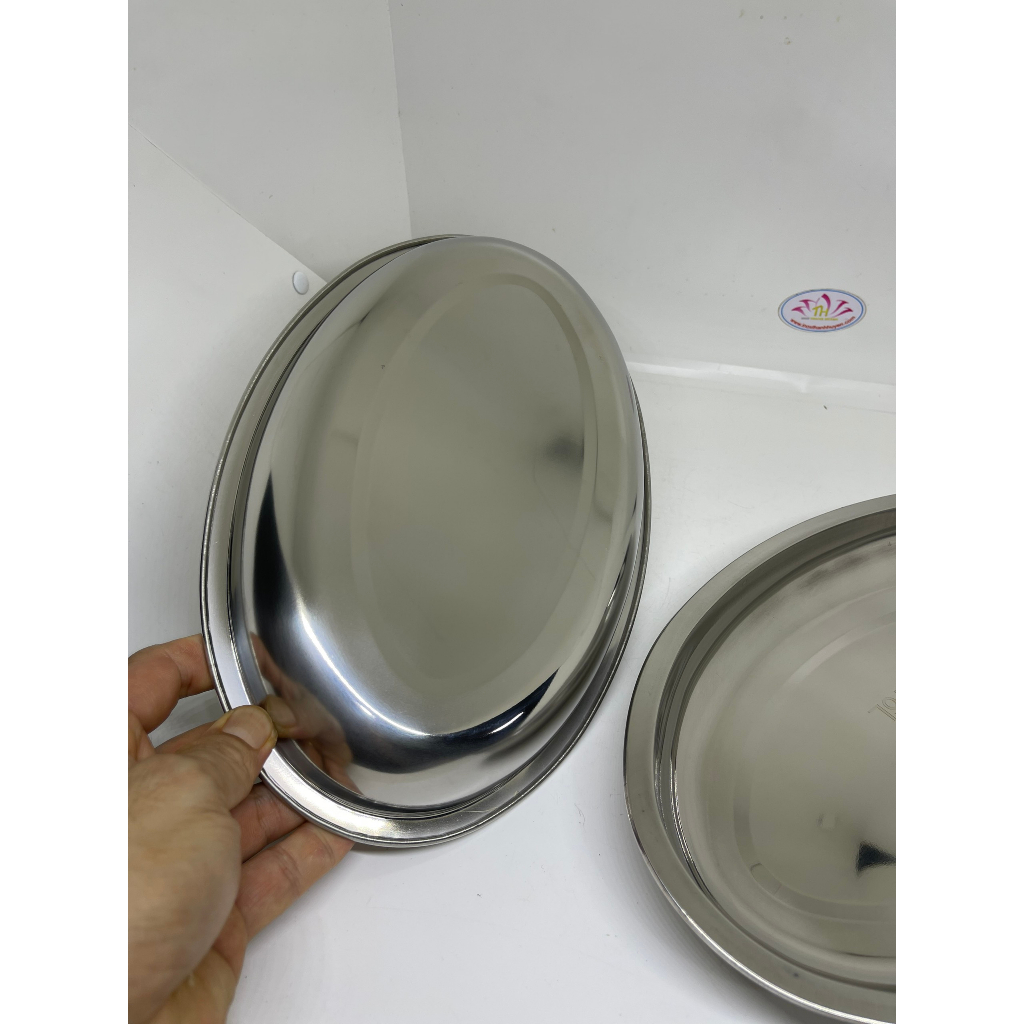 Đĩa ovan hột xoài inox 316 siêu cao cấp Hàn Quốc vệ sinh an toàn thực phẩm, khử mùi tốt hay dùng trong y tế