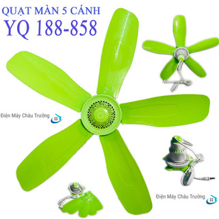 Quạt màn cỡ to - loại 4 cánh và 5 cánh - dây đồng 100% - quạt trần mini treo màn