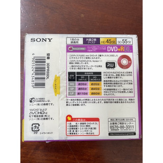 Đĩa quay phim Sony DVD+R DL
