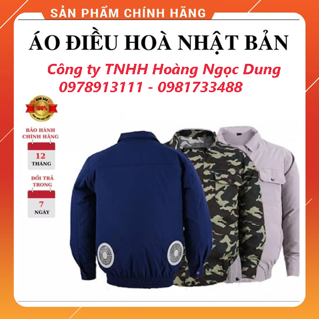 ÁO ĐIỀU HÒA. ÁO QUẠT ĐIỀU HÒA NHẬT BẢN PIN 25000mAh 7.4V. ÁO CHỐNG NẮNG. ÁO BẢO HỘ LAO ĐỘNG CHỐNG NẮNG, CHỐNNÓNG