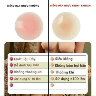 Miếng dán ngực silicon nhiệt tự thân EBLIN