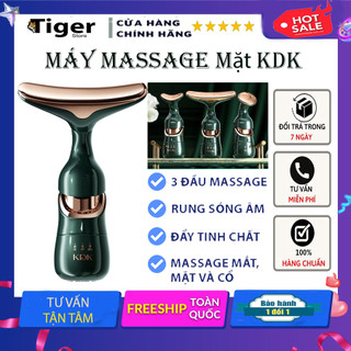 Máy massage mặt cầm tay, Máy nâng cơ mặt 3 đầu KDK, Chăm sóc da mặt giảm nếp nhăn săn chắc da, Máy massage mặt mini