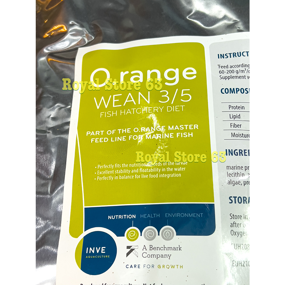 Cám Thái INVE ORANGE WEAN thức ăn cho cá cảnh 3/5