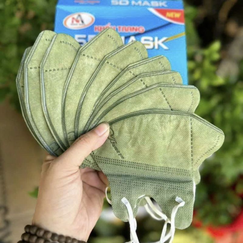 100 Cái Khẩu Trang 5D Mask Nam Anh Dày, Đẹp