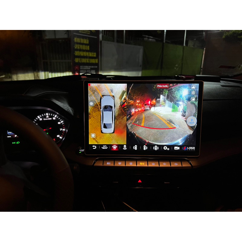 Màn Hình DVD Android Ô Tô 0LEDPR0 PREMIUM 13 inch liền cam 360 hàng cao cấp 2023-Tặng Vietmap S2