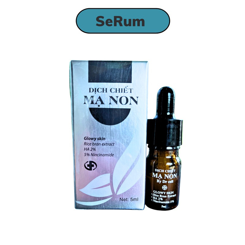 Serum dưỡng da-Dịch chiết Mạ Non DrCell giảm sạm khô chống lão hóa da 5ml