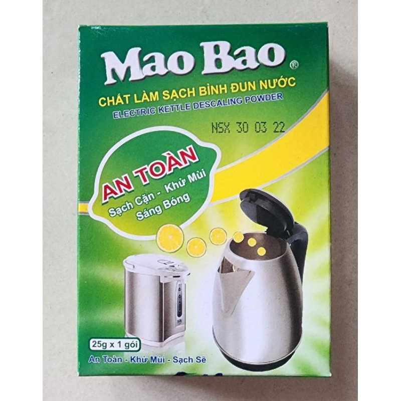 Chất Làm Sạch Bình Đun Nước 25g x 1 gói