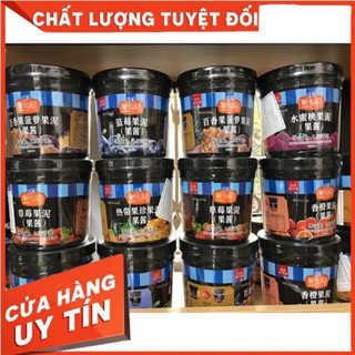  Mứt Sốt Sensini xoài dâu đào nhiệt đới đủ vị  hộp 1.36kg  
