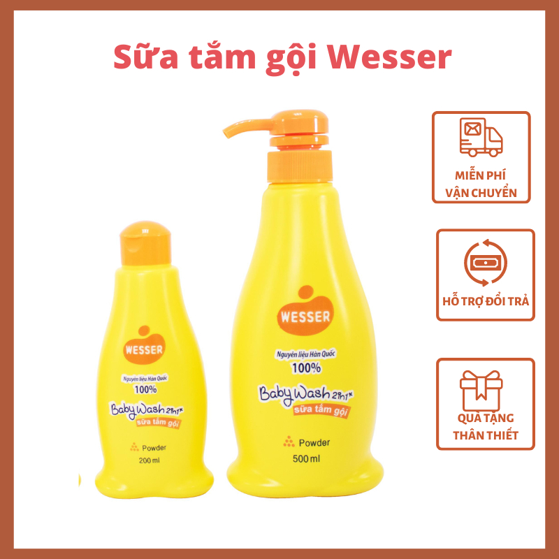 Sữa tắm gội Wesser