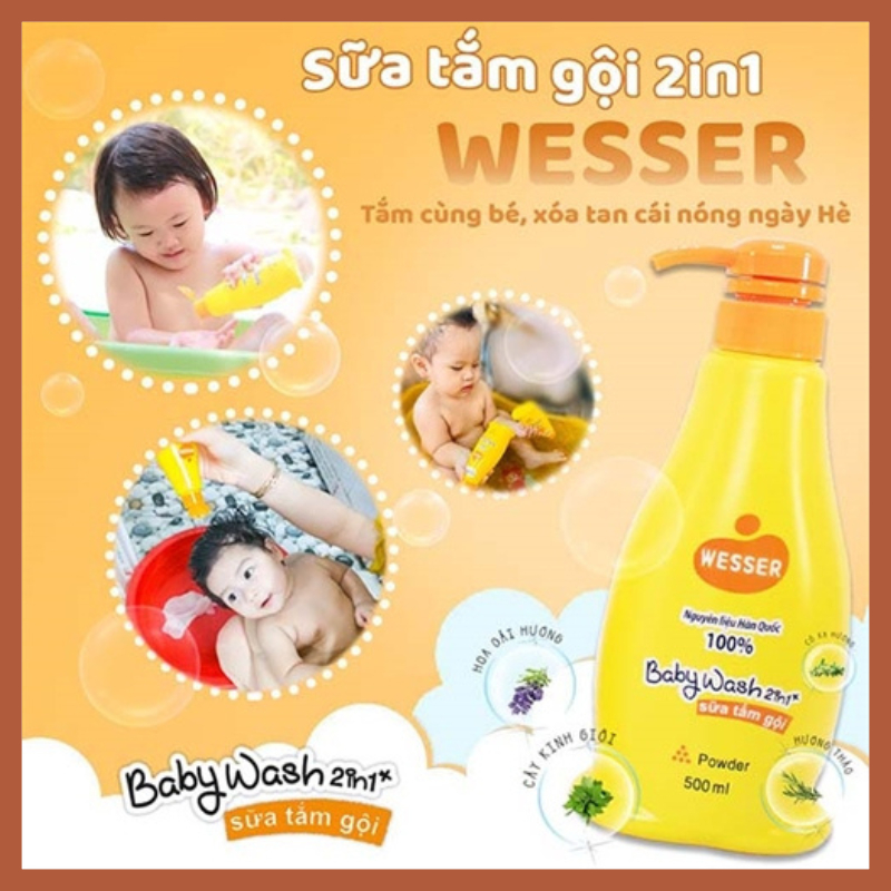 Sữa tắm gội Wesser