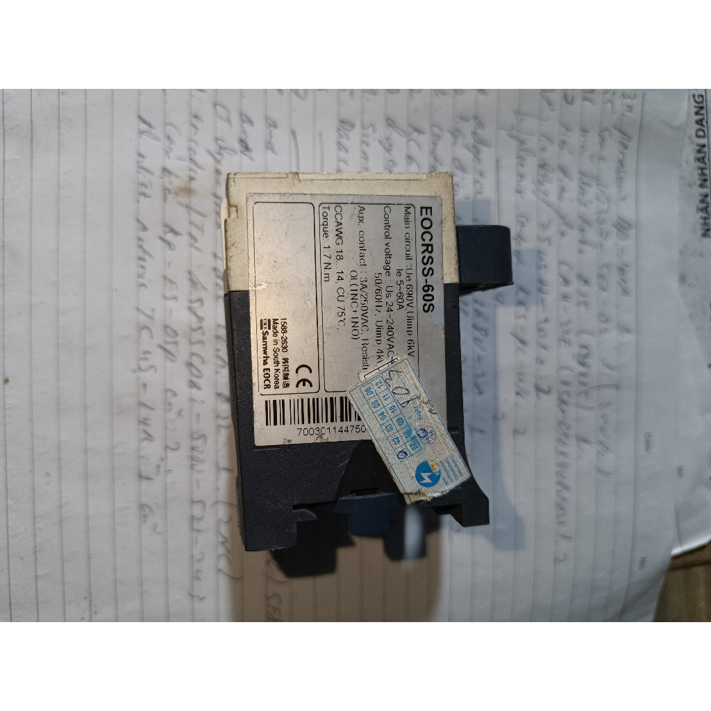 Relay điện tử Schneider EOCRSS-60S cũ