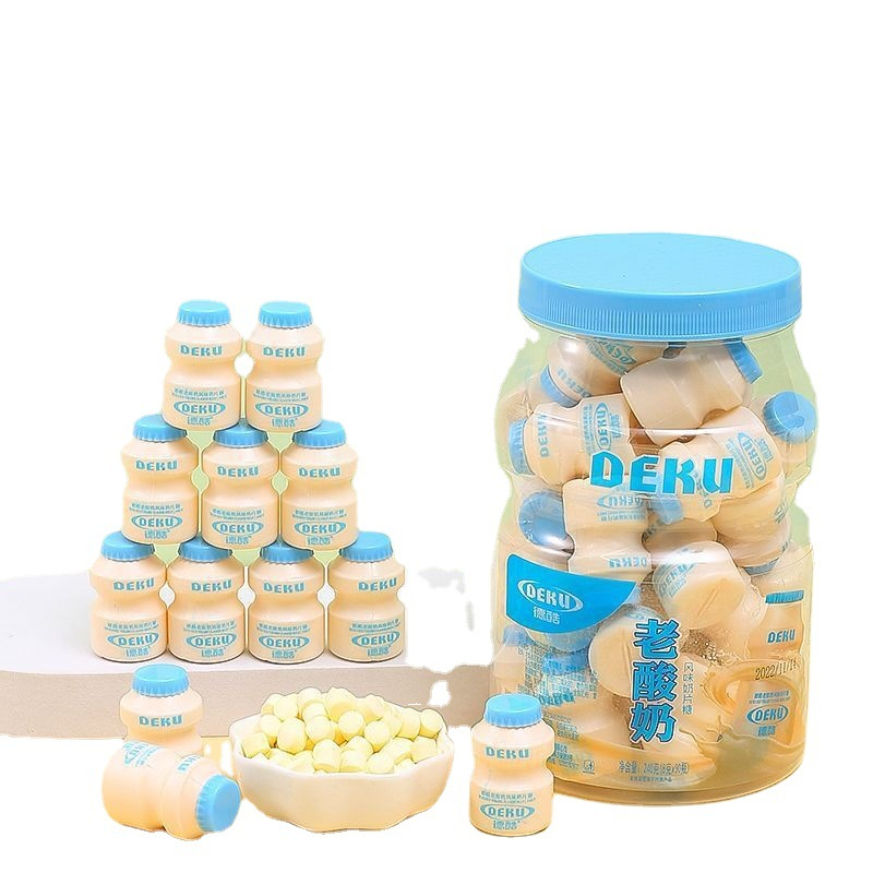 [ Siêu Kute ] Combo 30 hộp kẹo viên nén sữa chua Deku hương dâu - sữa món quà tặng ăn vặt giải trí ngon đã nghiền