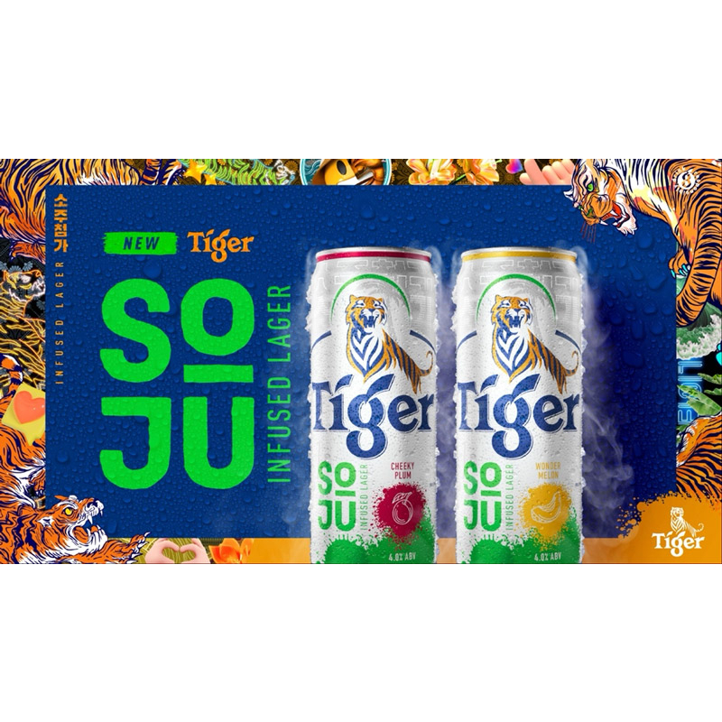 Bia Tiger Soju Dưa Lưới