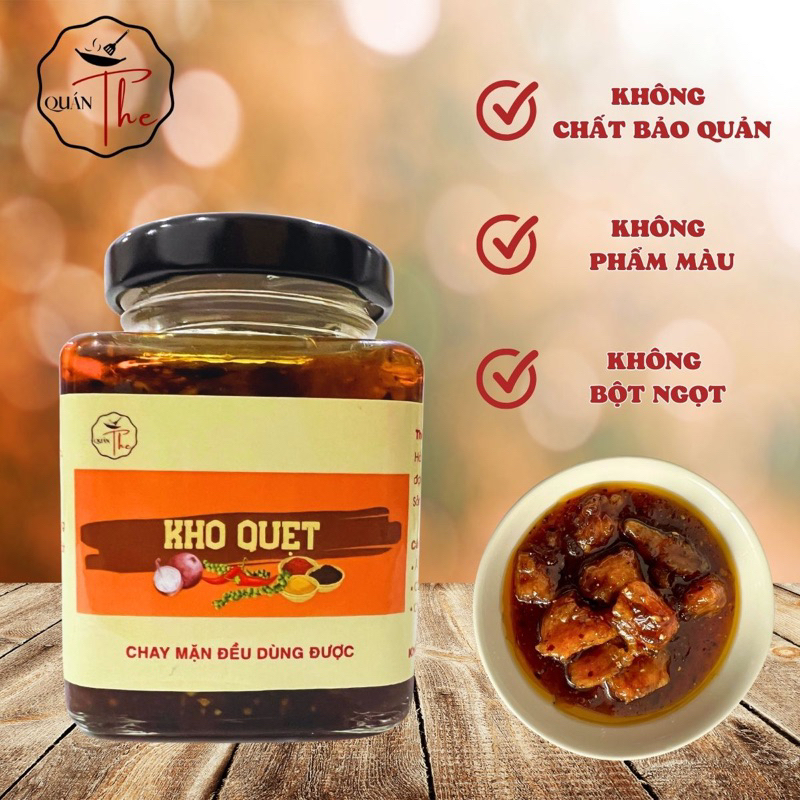 KHO QUẸT nước mắm CHAY