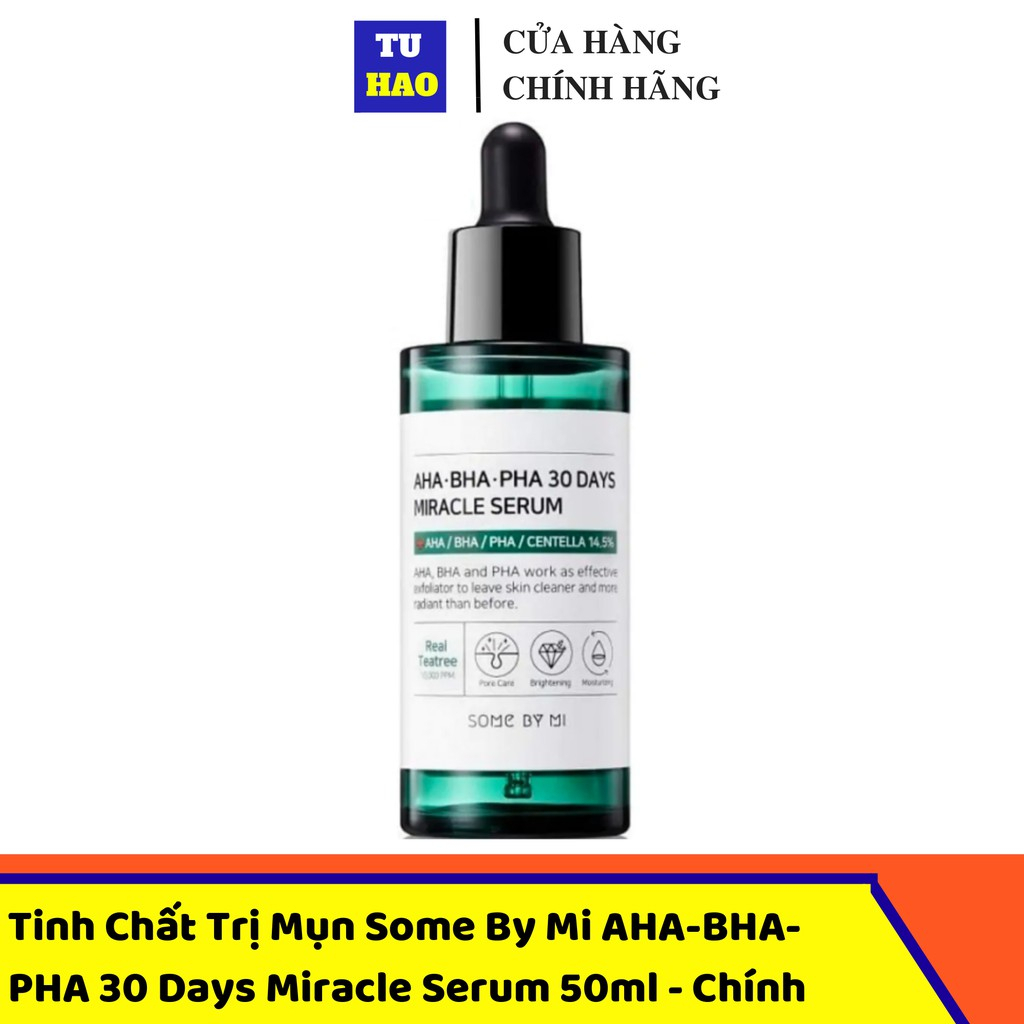 Tinh Chất Dưỡng Da Mụn Some By Mi AHA-BHA-PHA 30 Days Miracle Serum 50ml (april) | BigBuy360 - bigbuy360.vn