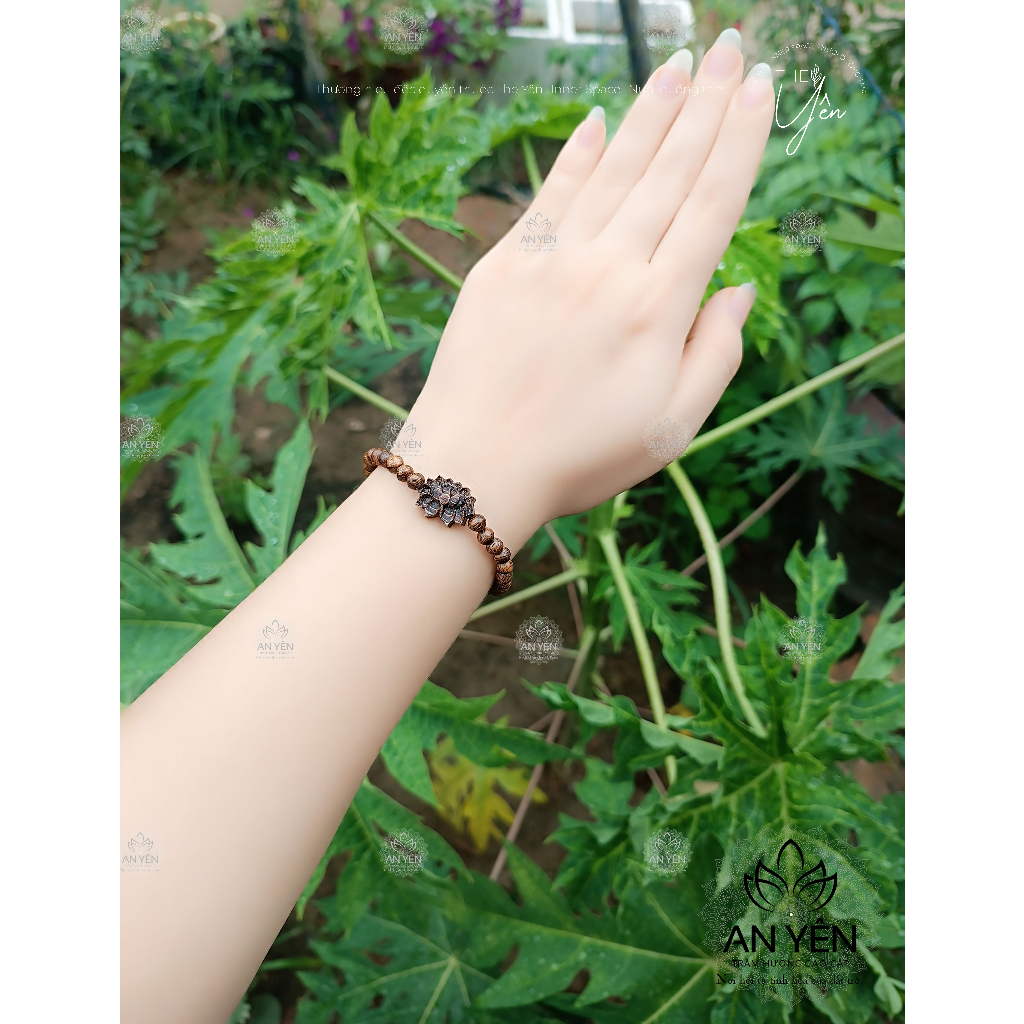 Vòng Tay Trầm Hương Hạt Tròn 4Li (Mix Charm Sánh Các Loại) - Bình AN - May Mắn - The YÊN - Inner Space - Nuôi dưỡng tâm