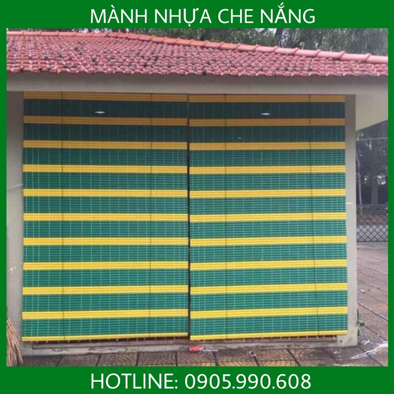 Mành nhựa che nắng mưa ngoài trời. Mành nhựa vách ngăn phòng. Mành rèm nhựa che mái hiên.