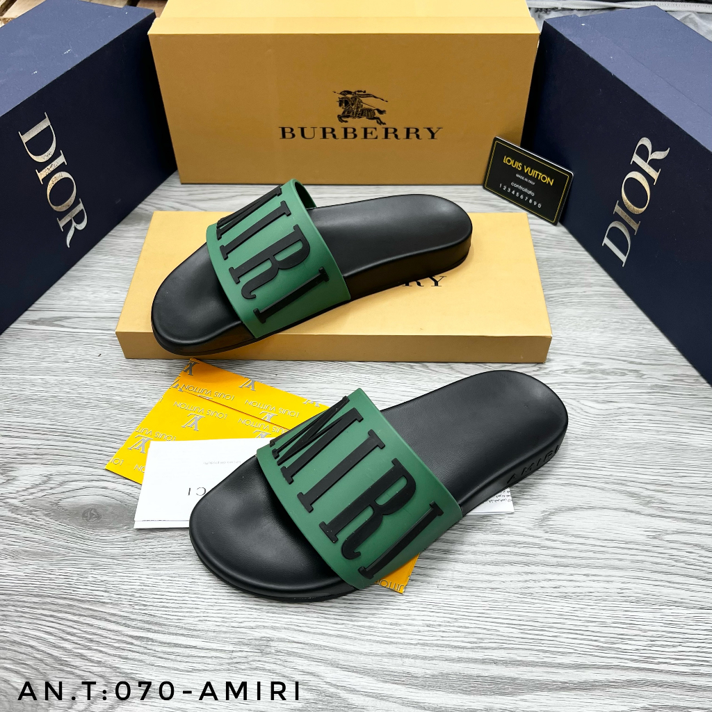 Dép Nam Quai Ngang Amiri OFF White Cao Cấp, Dép Nam đủ màu sắc đi học đi chơi êm chân - Dép Đẹp 2023