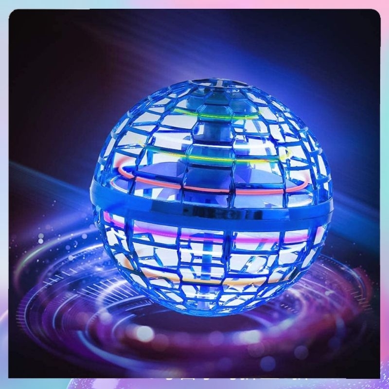 Quả cầu ma thuật bóng bay UFO có đèn nhấp nháy có điều khiển .Bóng bay lơ lửng phát sáng nhiều màu