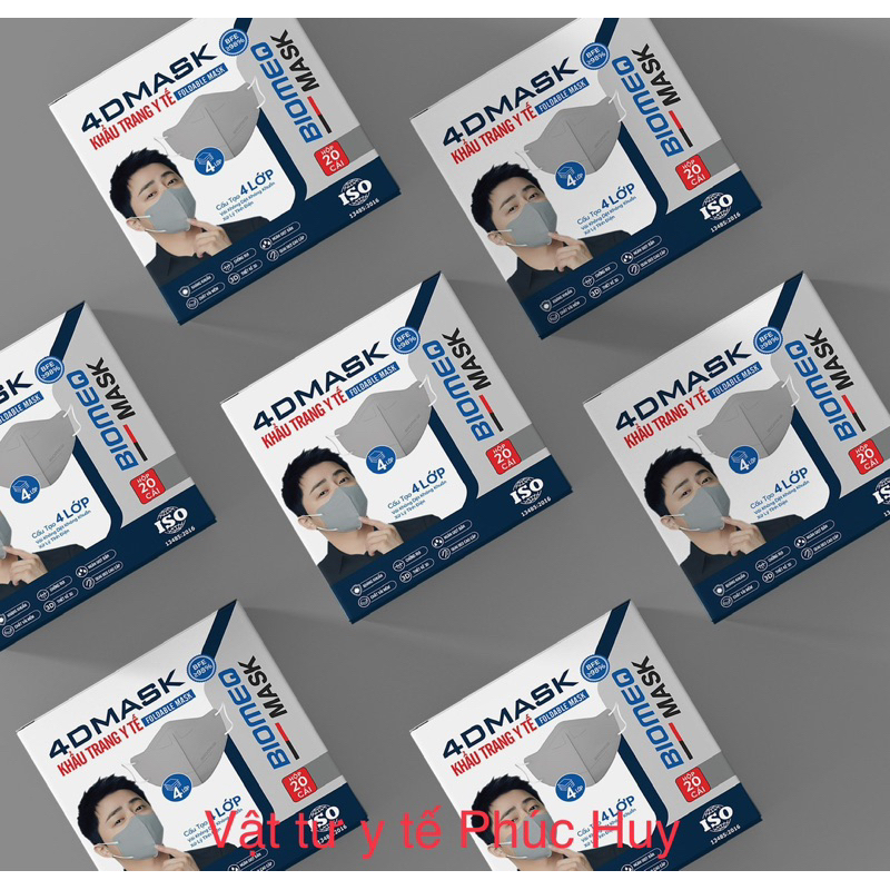 Khẩu trang y tế 4 lớp BIOMEQ 4D MASK