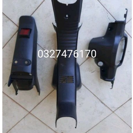 Bộ 3 nhựa đen nhám, áo xe DREAM lùn zin honda thái xịn