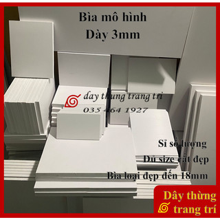 ［Bìa đẹp］Bìa mô hình, dày 3mm, bìa fomex, fomex làm mô hình, handmade, trang trí, handmade, decor