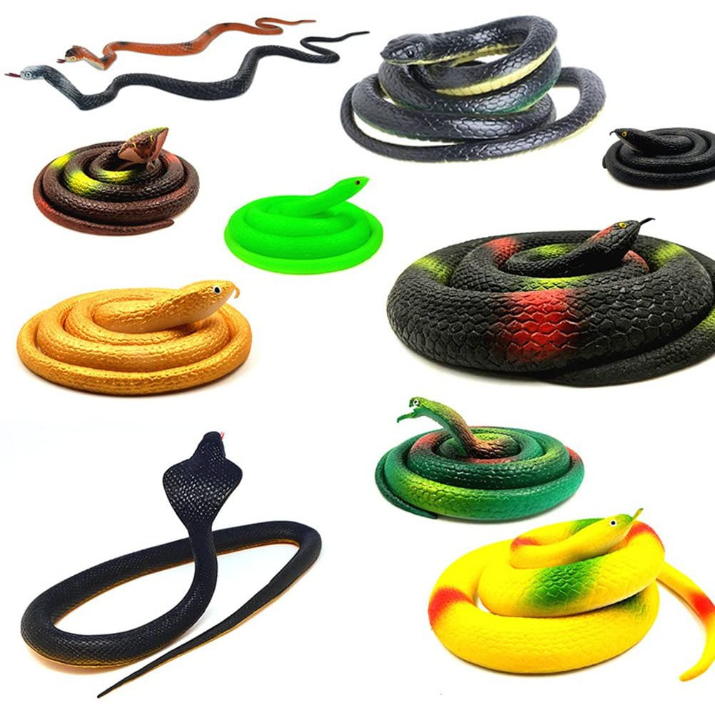 Đồ chơi Troll/Rắn Giả Cao Su cao cấp dài 100cm như thật/Rắn Cao Su Xả Stress Chất lượng đảm bảo