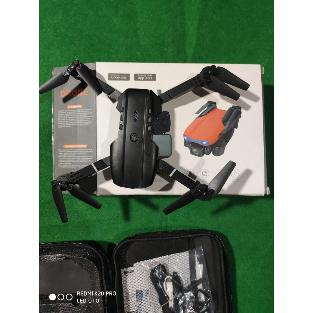 Flycam E99 Pro Drone 4K HD 2 Camera , chánh trướng ngại vật, quay phim chụp ảnh truyền trực tiếp về 