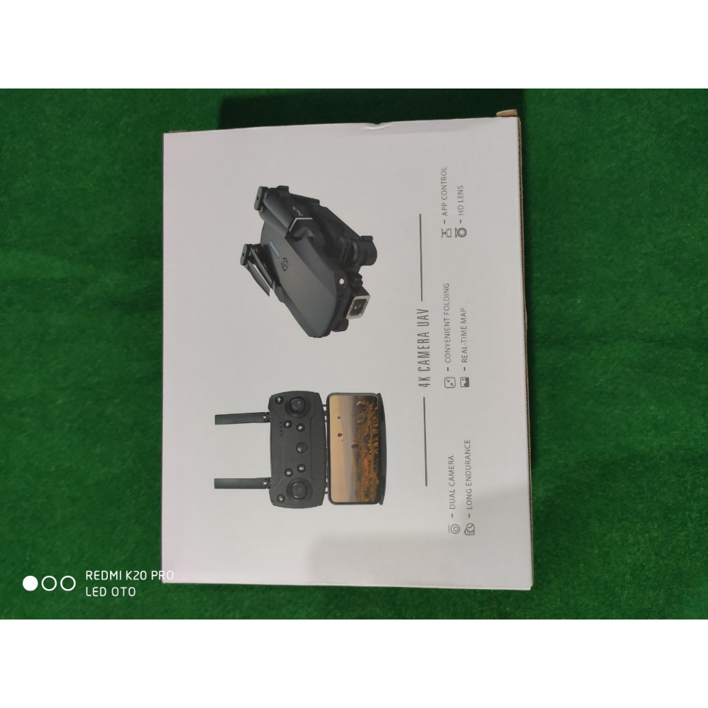 Flycam E88 Pro Drone 4K HD 2 Camera, quay phim chụp ảnh truyền trực tiếp về điện thoại, giữ vị trí cố định