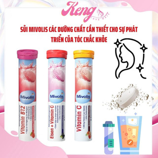Sủi mivolis Đức các dưỡng chất B12, sắt, vitamin c cần thiết cho sự phát triển của tóc