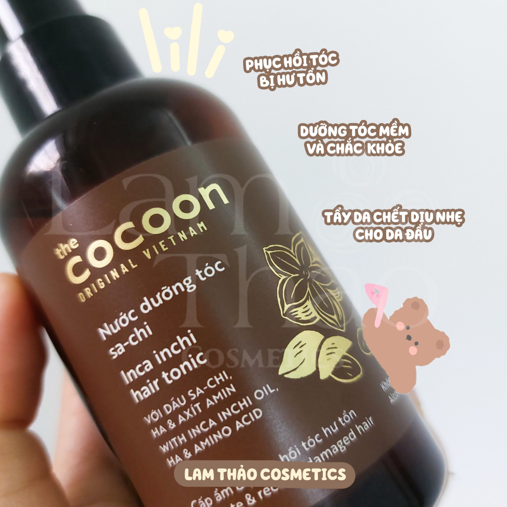 Nước Dưỡng Tóc Sa-Chi Cocoon Inca Inchi Hair Tonic