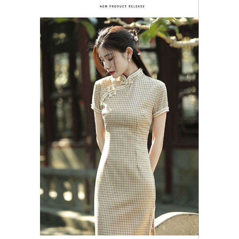 Đầm Sườn Xám Trung Quốc Cải Tiến, Sườn Xám Trung Hoa Dáng Dài