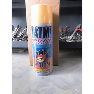 Sơn xịt ATM/ TV màu vàng kem A219