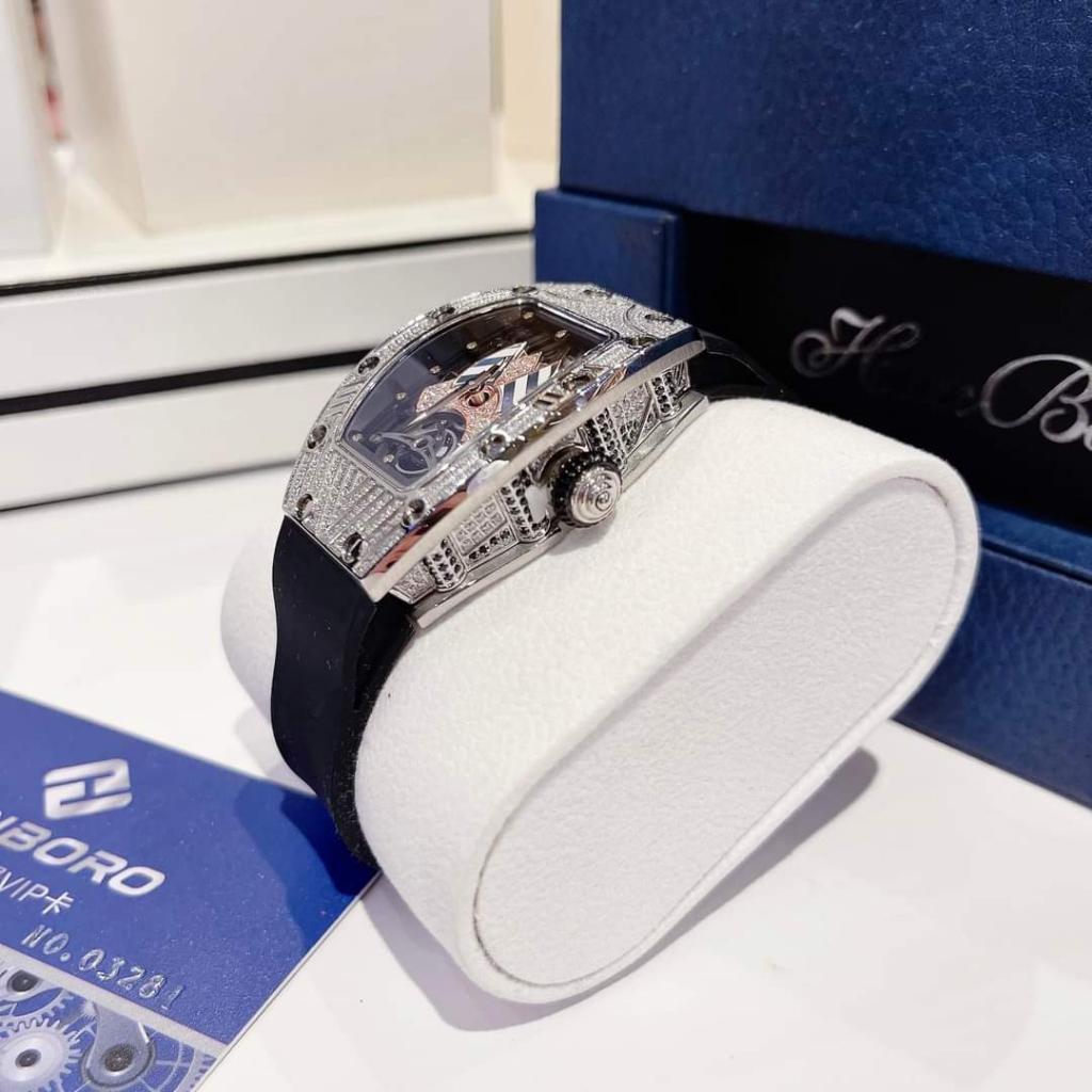 Đồng Hồ Nữ Chính Hãng Hanboro,Máy Pin,Size:34mm,Sang Trọng Cá Tính Và Đầy Thu Hút