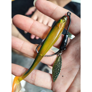 Mồi Mềm Lure - Lưỡi gắn mồi mềm Lưỡi + Mồi Mềm câu cá fishing