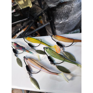 Mồi Mềm Lure - Lưỡi gắn mồi mềm Lưỡi + Mồi Mềm câu cá fishing