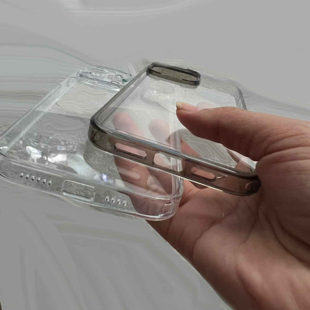 Ốp Lưng Likgus Viền Màu Chống Sốc Lưng Trong Hiệu Likgus Cho iPhone 14 Pro Max