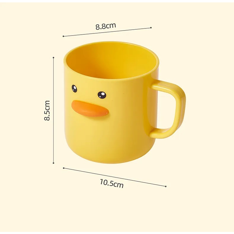 Cốc uống nước cho bé vịt con dễ thương nhựa PP 6582