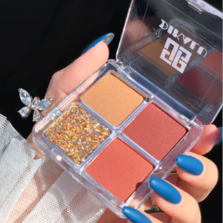  Bảng Phấn Mắt Nhũ 4 Ô DIkalu - có đủ màu lì và nhũ MP72 