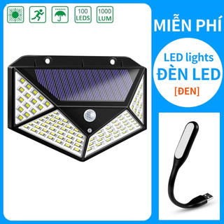 Đèn năng lượng mặt trời Solar 100LEDsiêu sáng