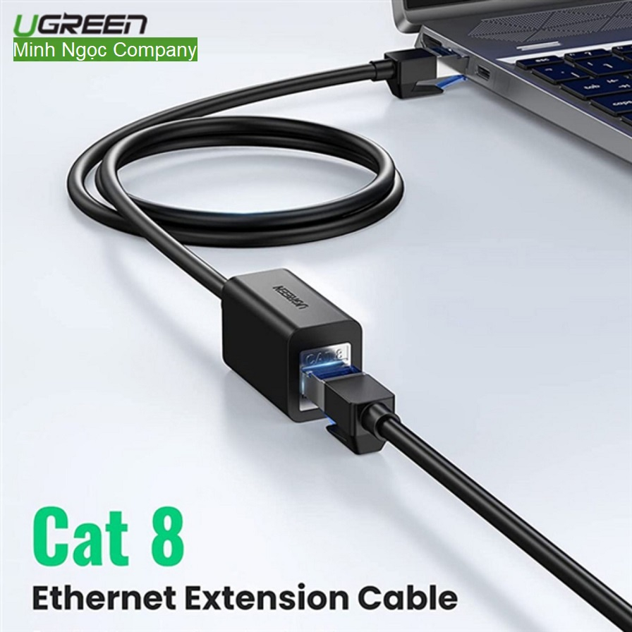 Cáp nối dài mạng LAN Cat8 Ugreen tốc độ 40Gbps - Hàng Chính Hãng