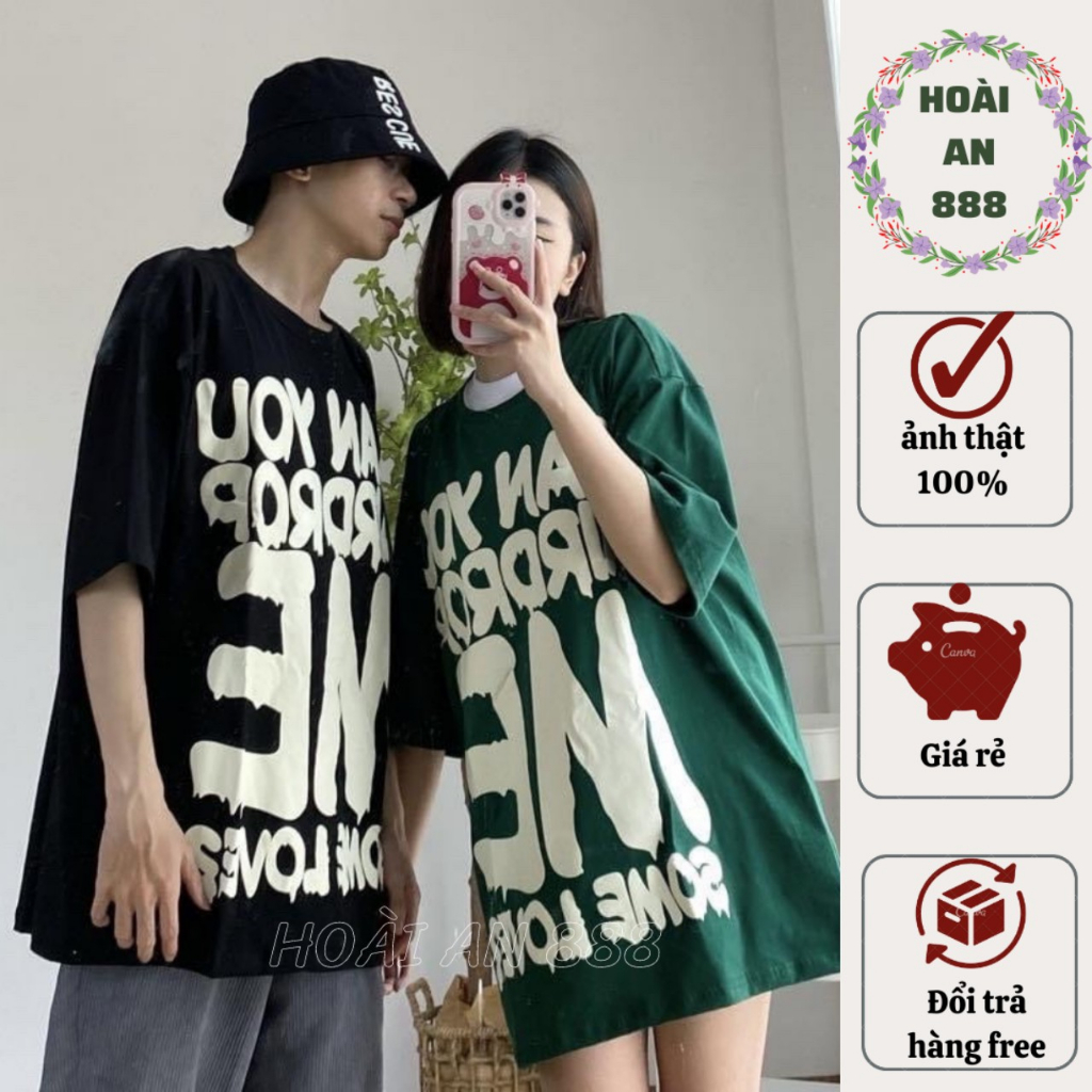 Áo thun cặp đôi CAN YOU AIRDROP ME tay lỡ unisex phong cách trẻ trung thời trang hè đẹp năng động