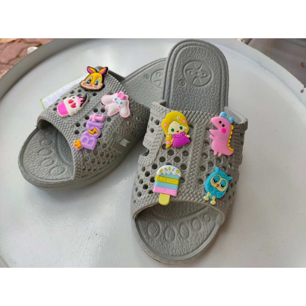 Dép tổ ong THÁI siêu nhẹ Kèm Sticker dễ thương cho nữ đủ màu from rộng siêu bền