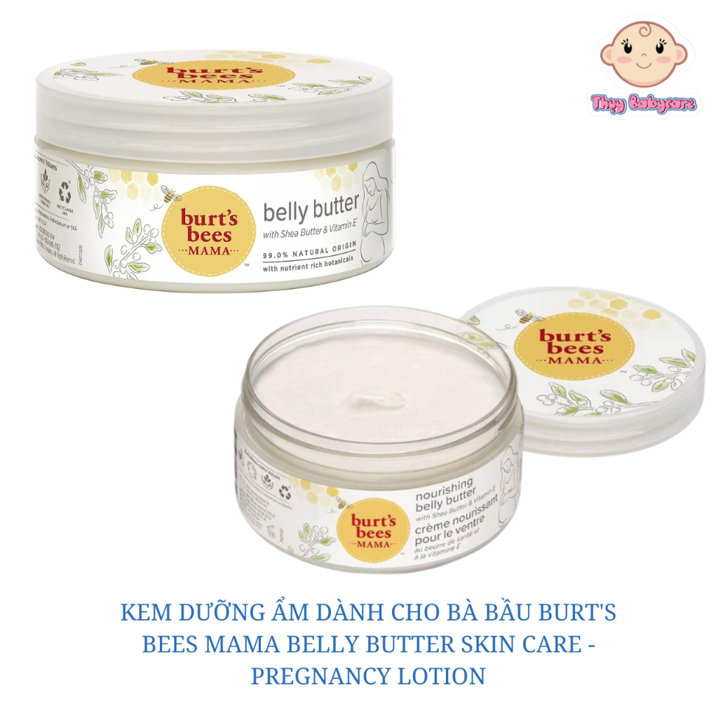 KEM DƯỠNG ẨM DÀNH CHO BÀ BẦU BURT'S BEES MAMA BELLY BUTTER SKIN CARE - PREGNANCY LOTION